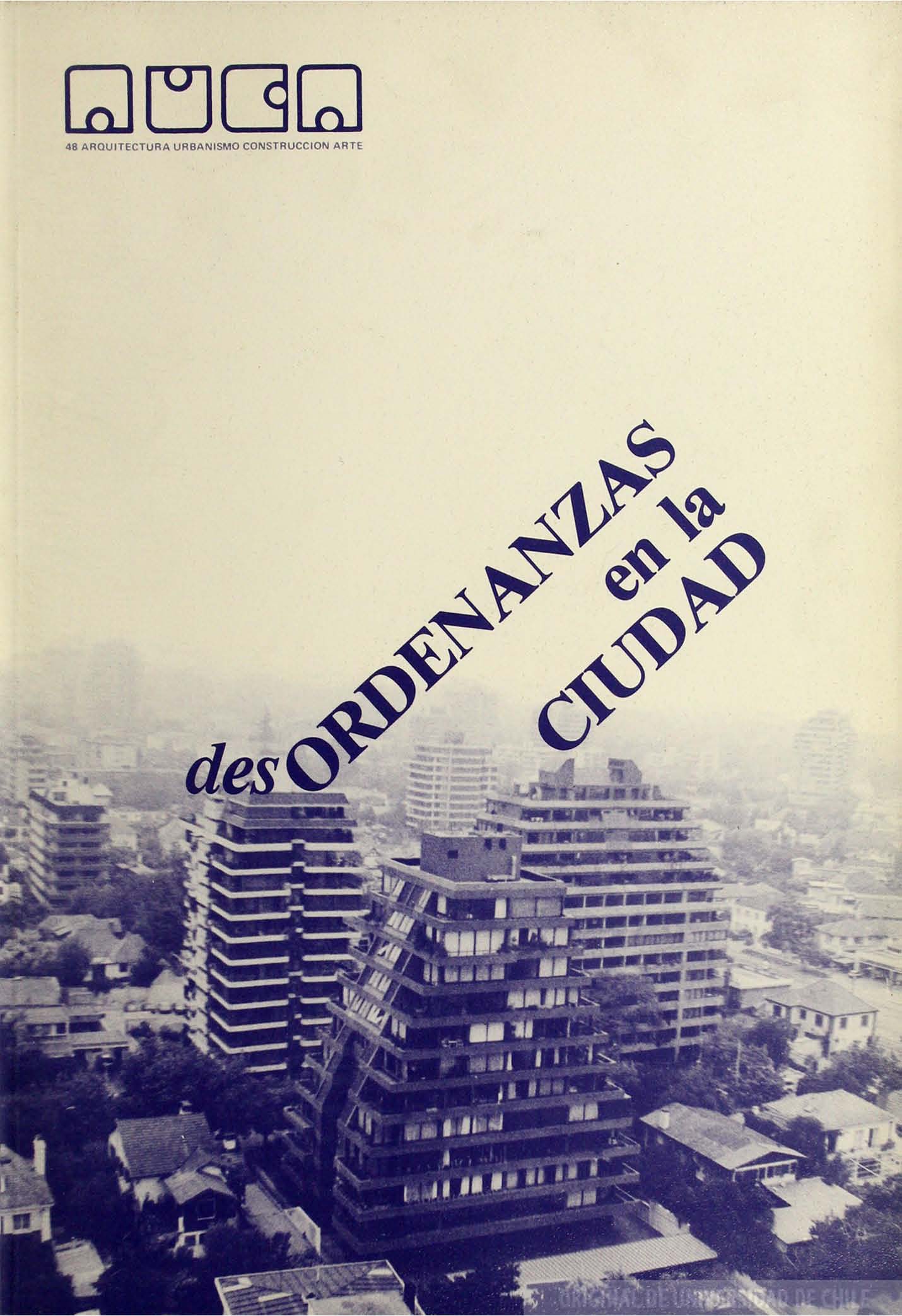 											Ver Núm. 48 (1984): desOrdenanzas en la Ciudad
										